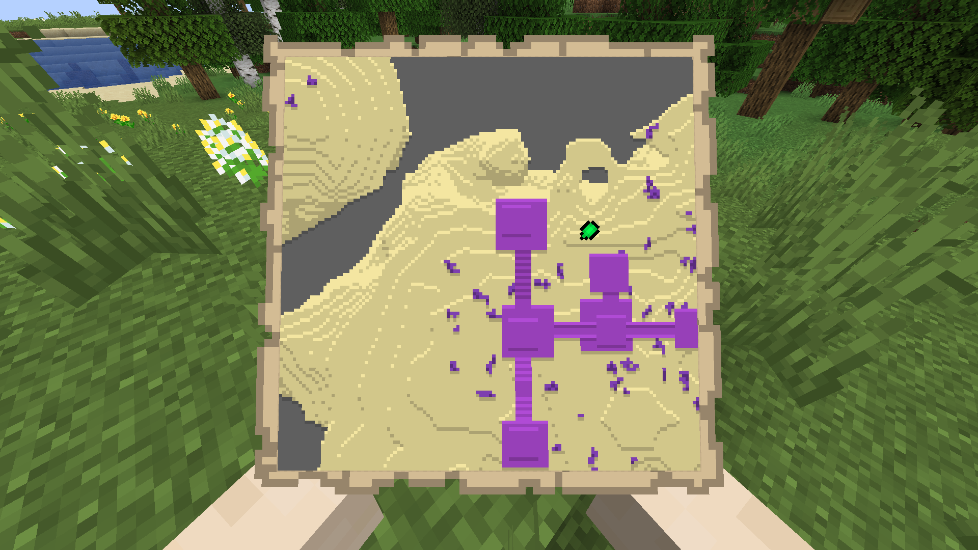 End map in the Overworld