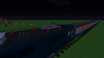 Class 87 Pantograph Down