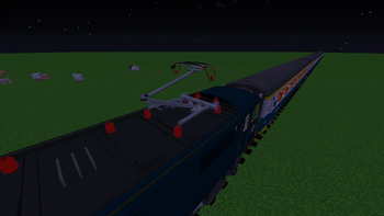 Class 87 Pantograph Up