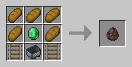 Villager spawn egg recipe