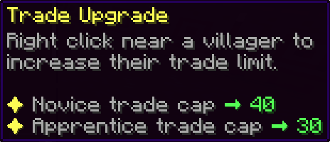 Trade Upgrade lore