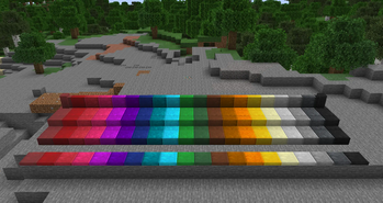 Colourful Metallic Blocks