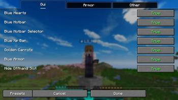 Config Screen. requires Respackopts