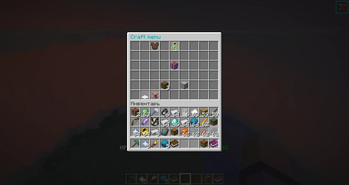 Crafting menu