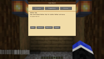 Suggestions Page