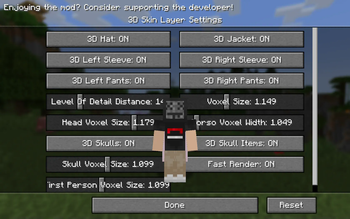 Customizable 3D Skin Layers