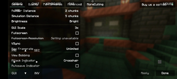 Custom Settings