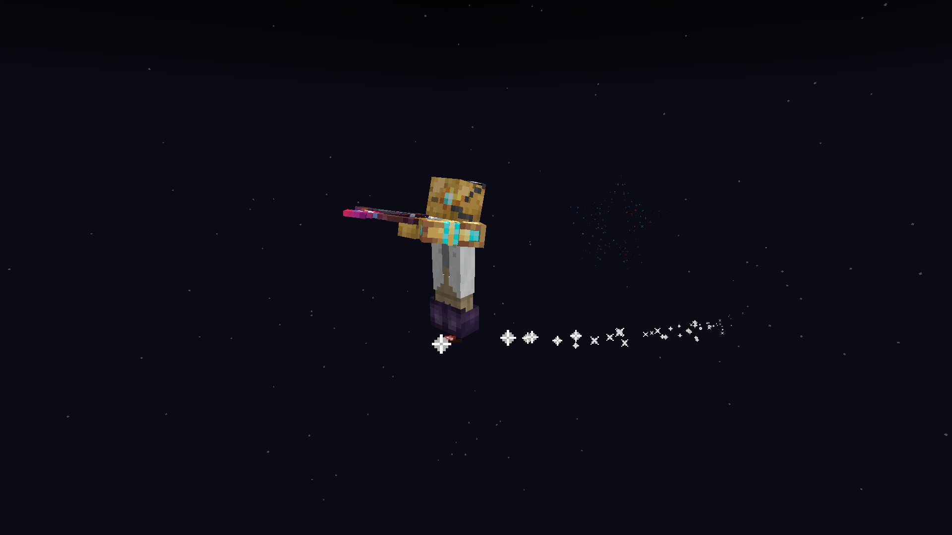 Riding a firework rocket