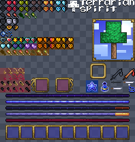 Terrarian Spirit Texture Showcase (Split)