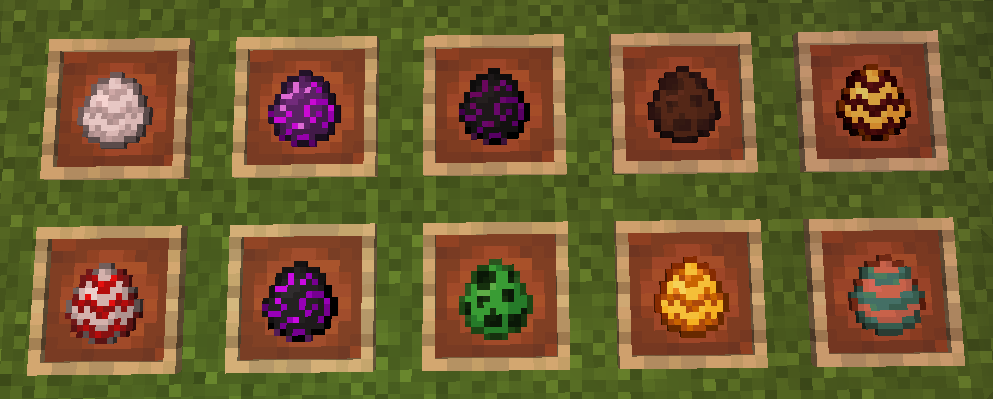 Improved Classic-style Spawn Eggs!