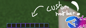 Purple/Blue Hotbar