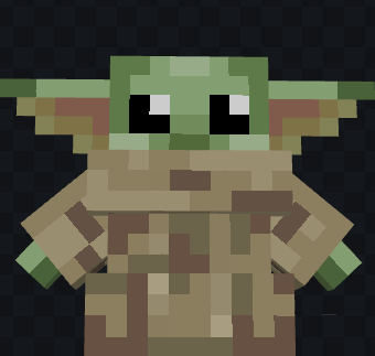 3D Grogu Totem