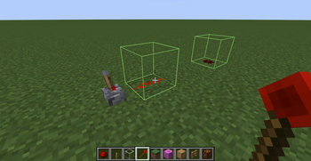 When redstone wire served as a source.....