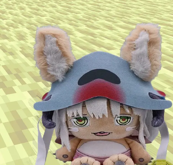 Totem in right hand