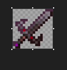 this sword comes in texture which ends with nothing example 1.3