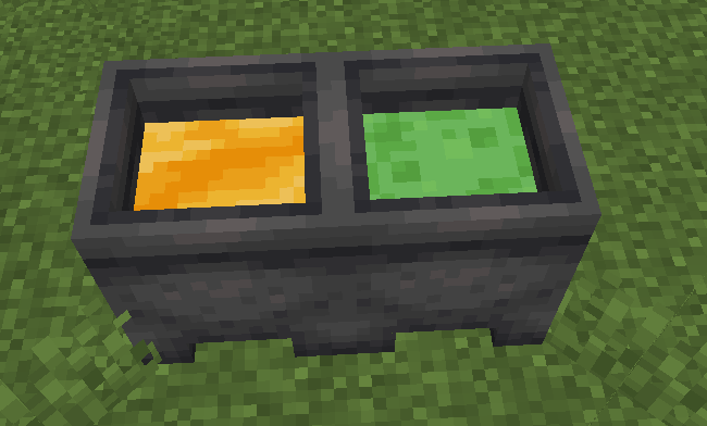 Honey and slime cauldrons
