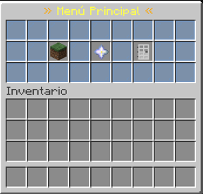 Menu principal