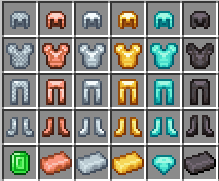 Armors and Ores