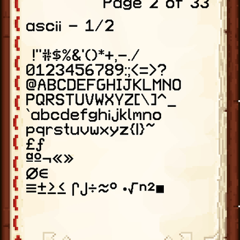 ASCII Book v1.1