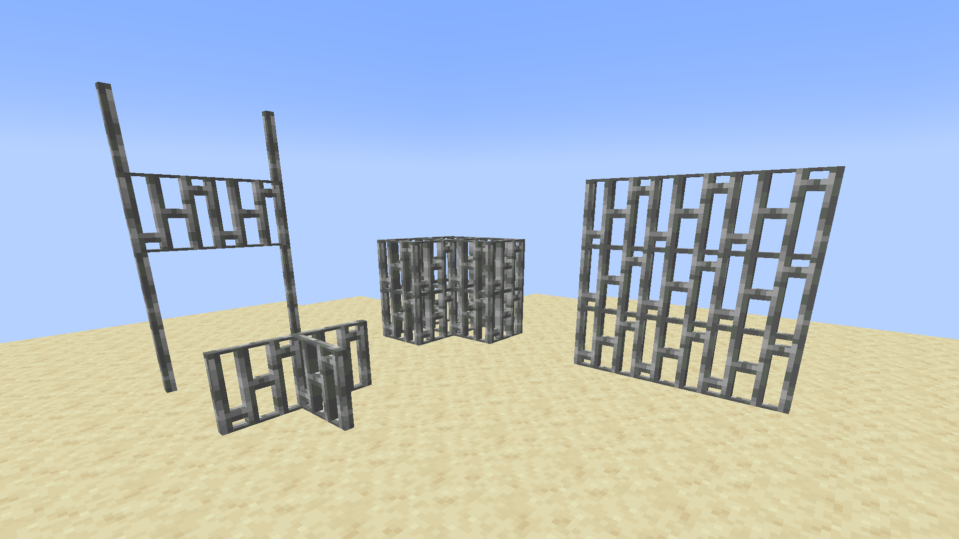 showcase of Simple 3D Iron Bars