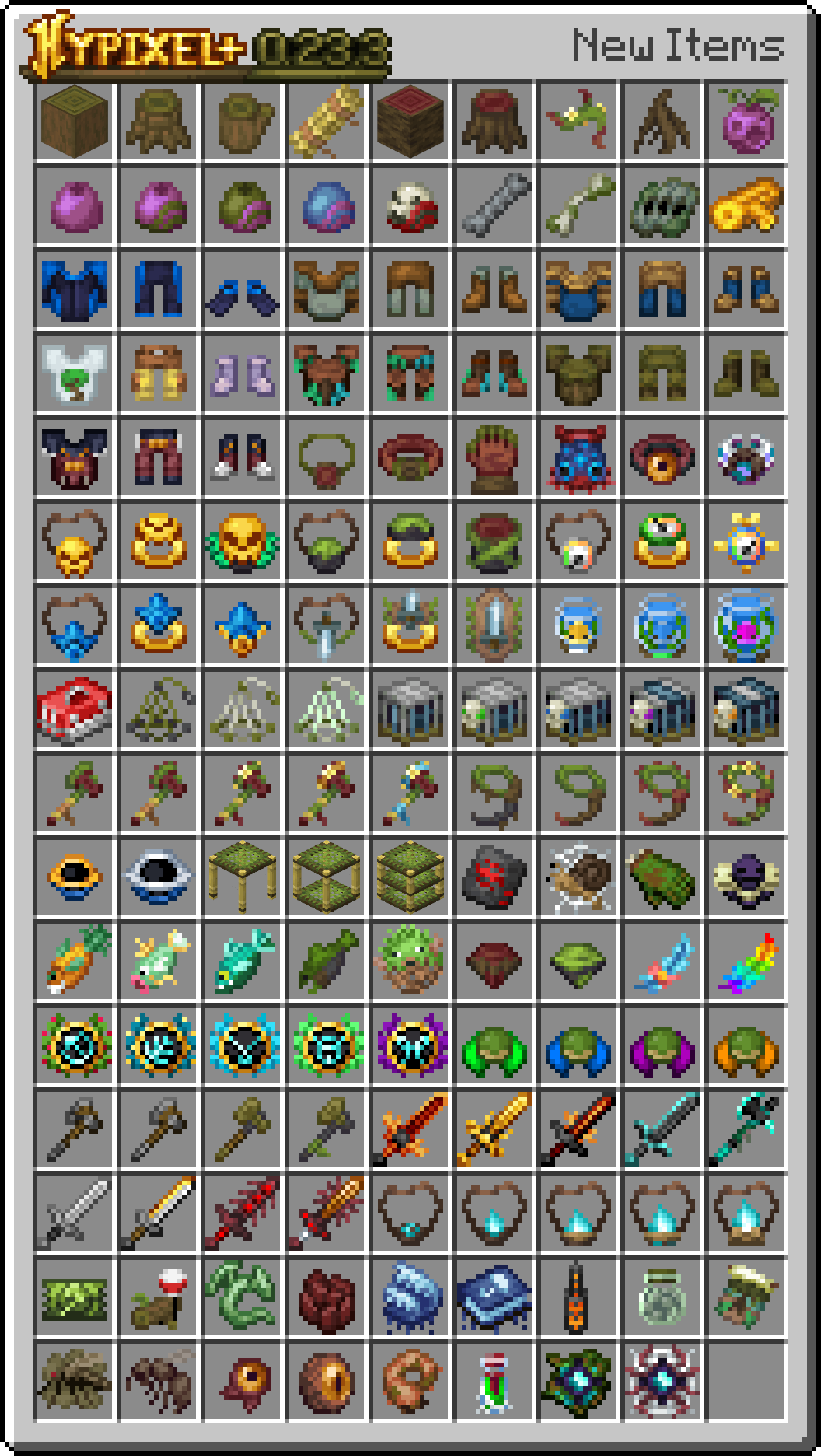 0.23.3 New Items
