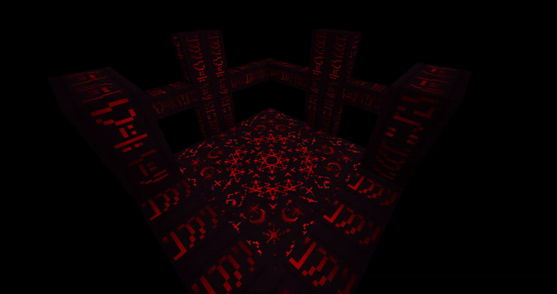 Carved crimson
