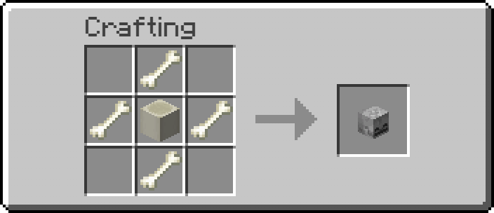 Skeleton Skull Crafting Recipe