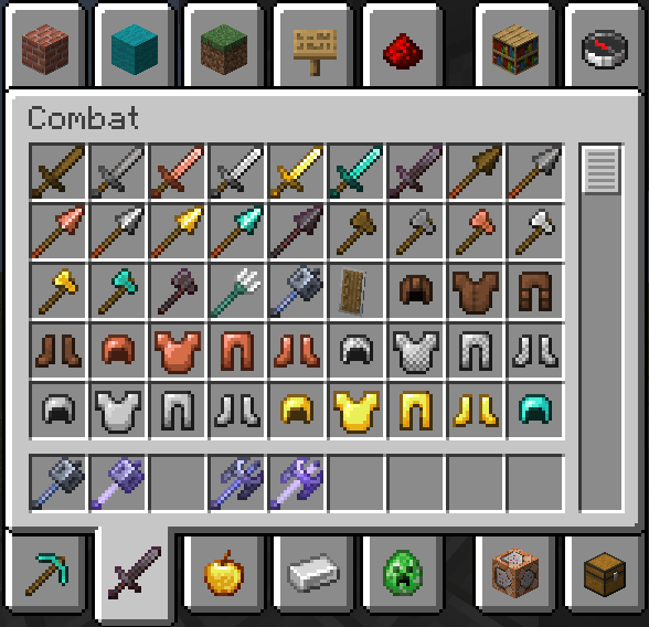 Maces in inventory