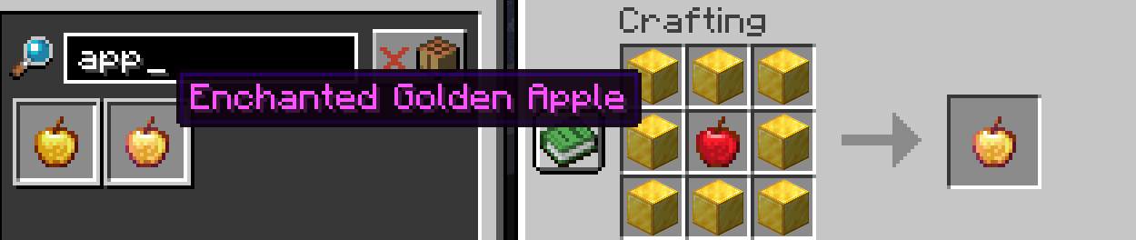 Crafting Book Entry