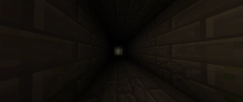 An ominous Stronghold hallway