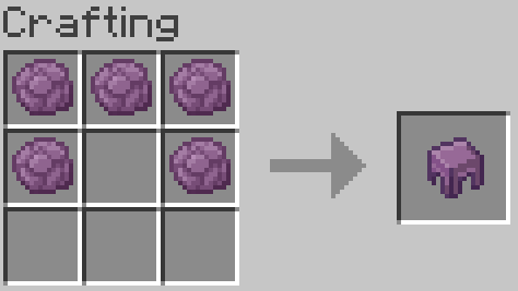 Shulker shell craft