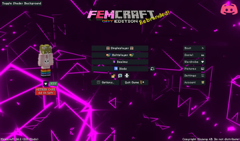 FemCraft Client screenshot