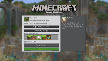 Load World Screen