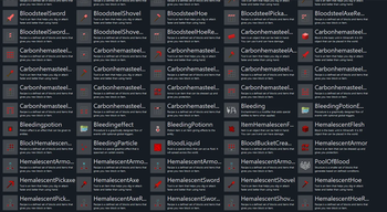 Some of the 80 mod elements.