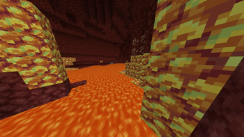 Magma Cream Blocks in The Nether