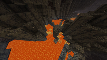 Magma Cream Blocks in Basalt Deltas