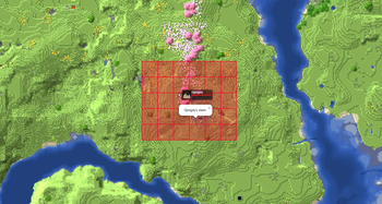 OPAC claimed chunks in the Overworld