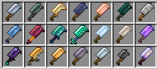 Some of the added cleavers