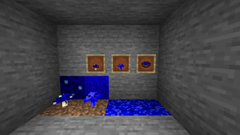 The blocks and items