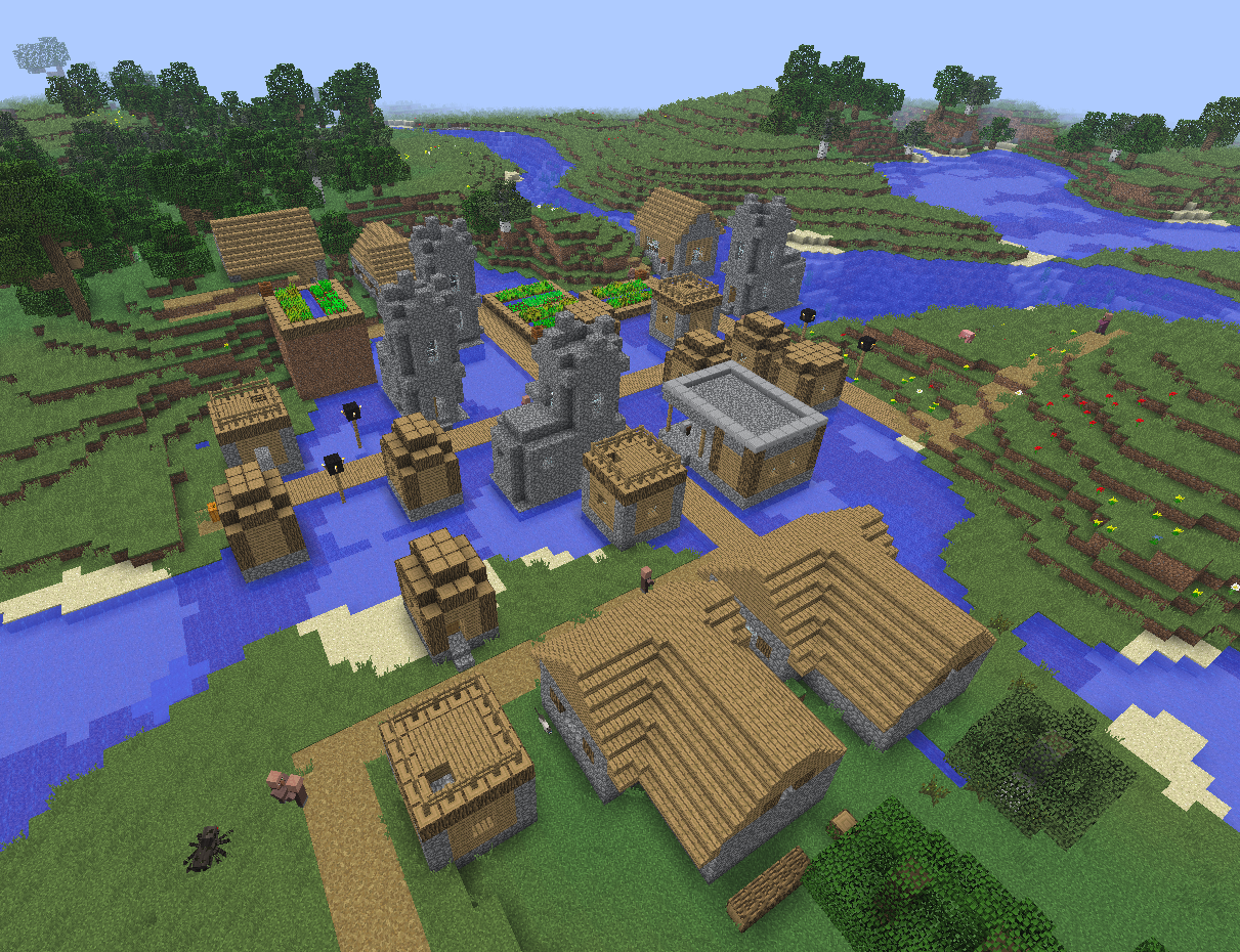 The old minecraft village