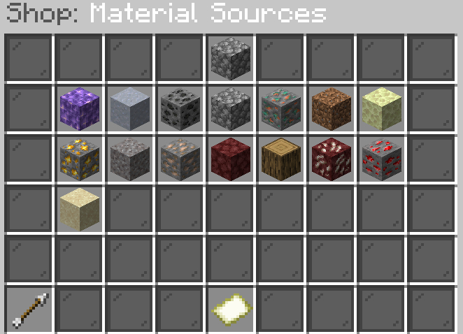 image on all the diff things to mine