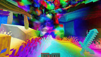 Picture featuring one of the in-game effects