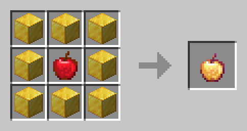 Enchanted Golden Apple Custom Craft