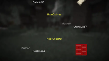 Mod Credits Screen (middle/bottom)