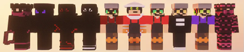 Some of the mobs.