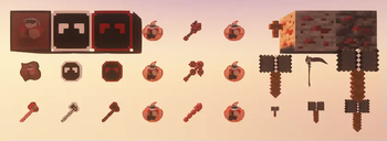Some of all the items you can get.
