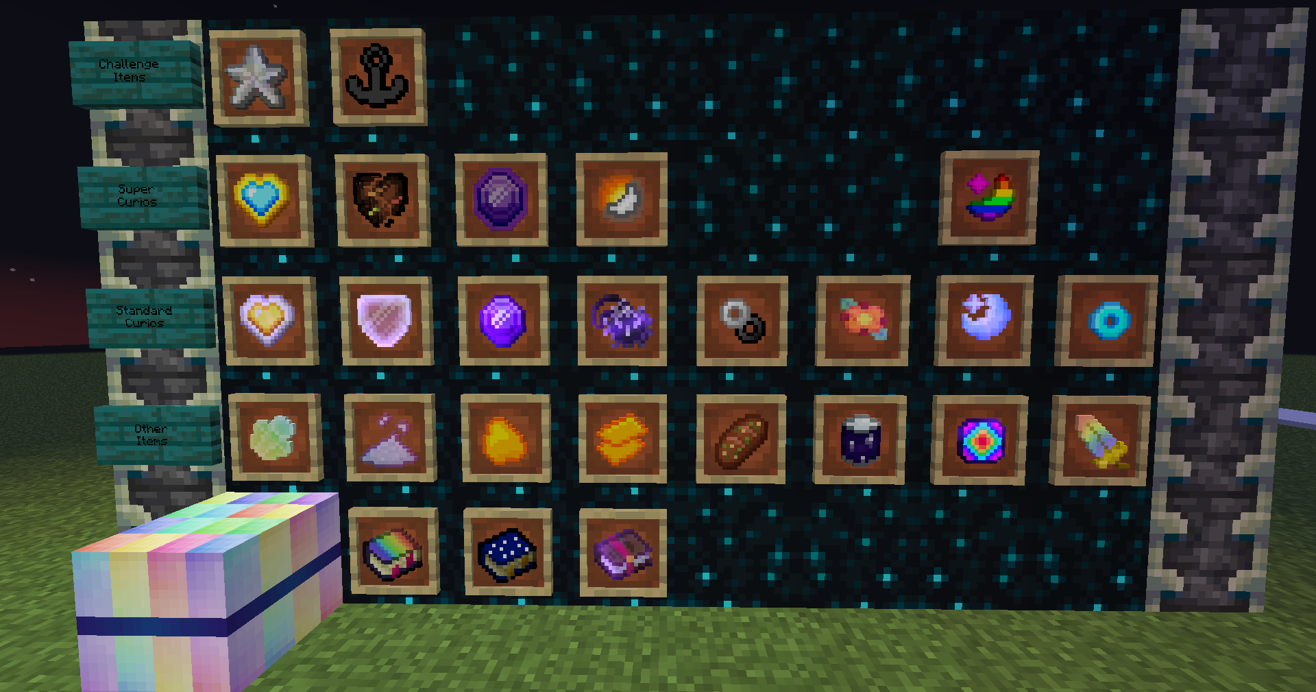 all of the items in the mod as of version 1.9.1
