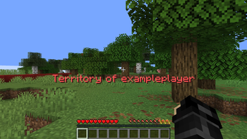 Claimed territory