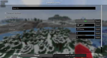 FPS Settings