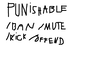 Punishable